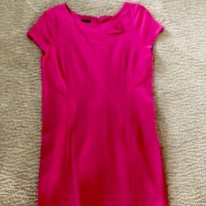 Talbots pink sheath dress